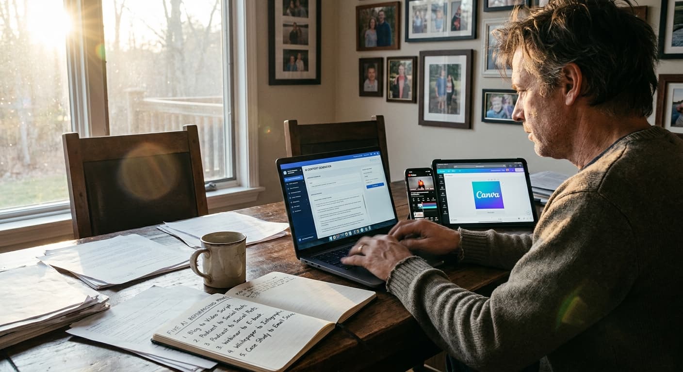 5 AI Repurposing Moves That Turn One Blog Into Six Channels