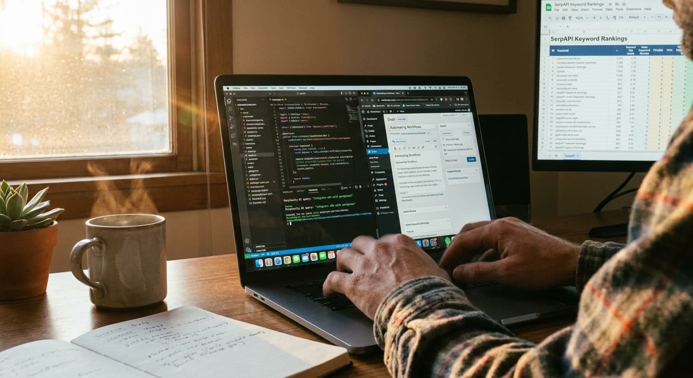 Advanced SEO Automation in 2026: n8n, Perplexity, and SerpAPI Publish WordPress Drafts