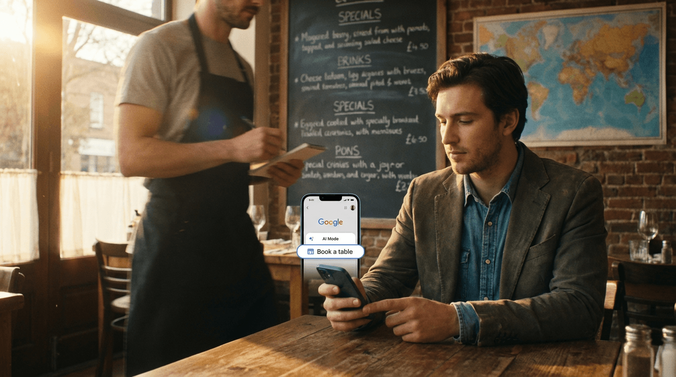 Google's AI Mode Can Now Book Restaurants Globally: SEO Implications for Local Businesses