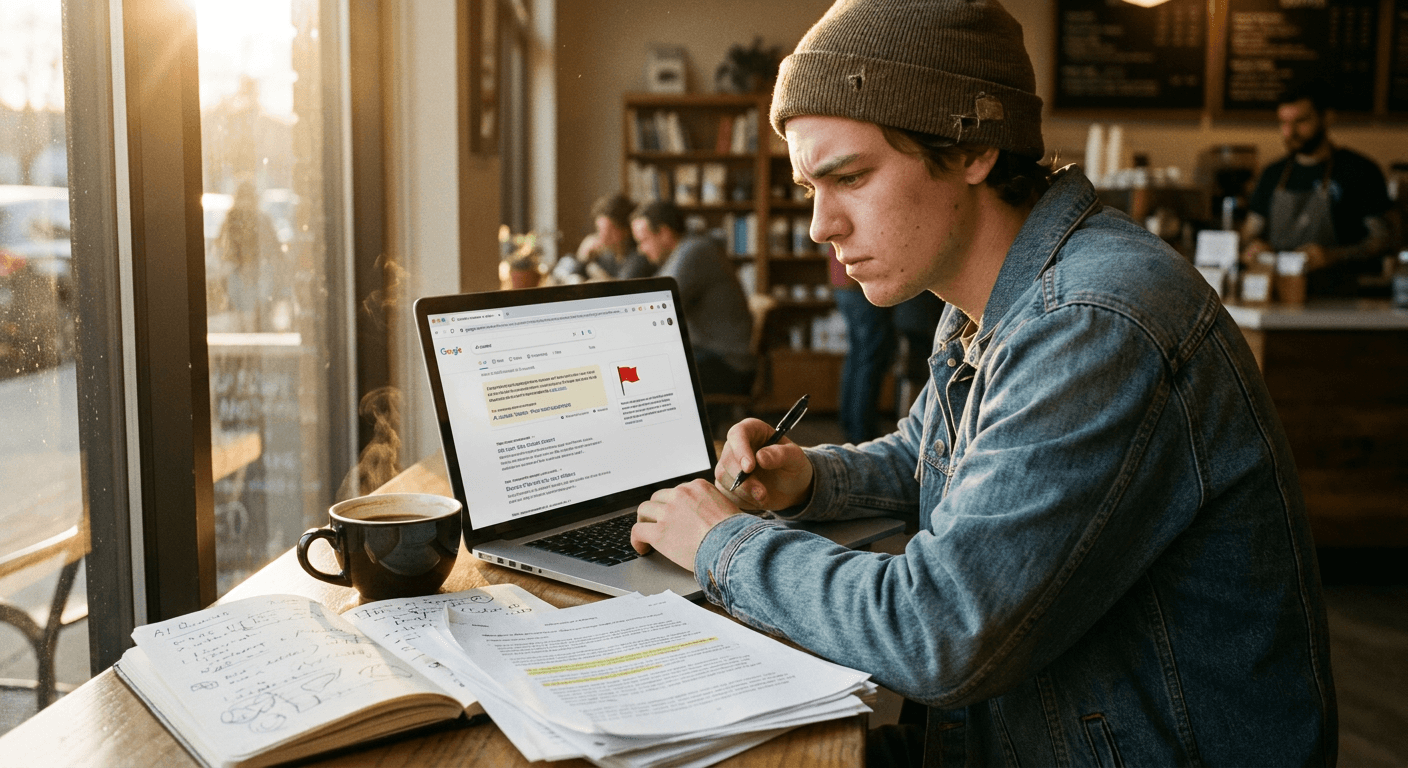 Why AI Content Ranks or Gets Flagged: Information Gain Over Page One
