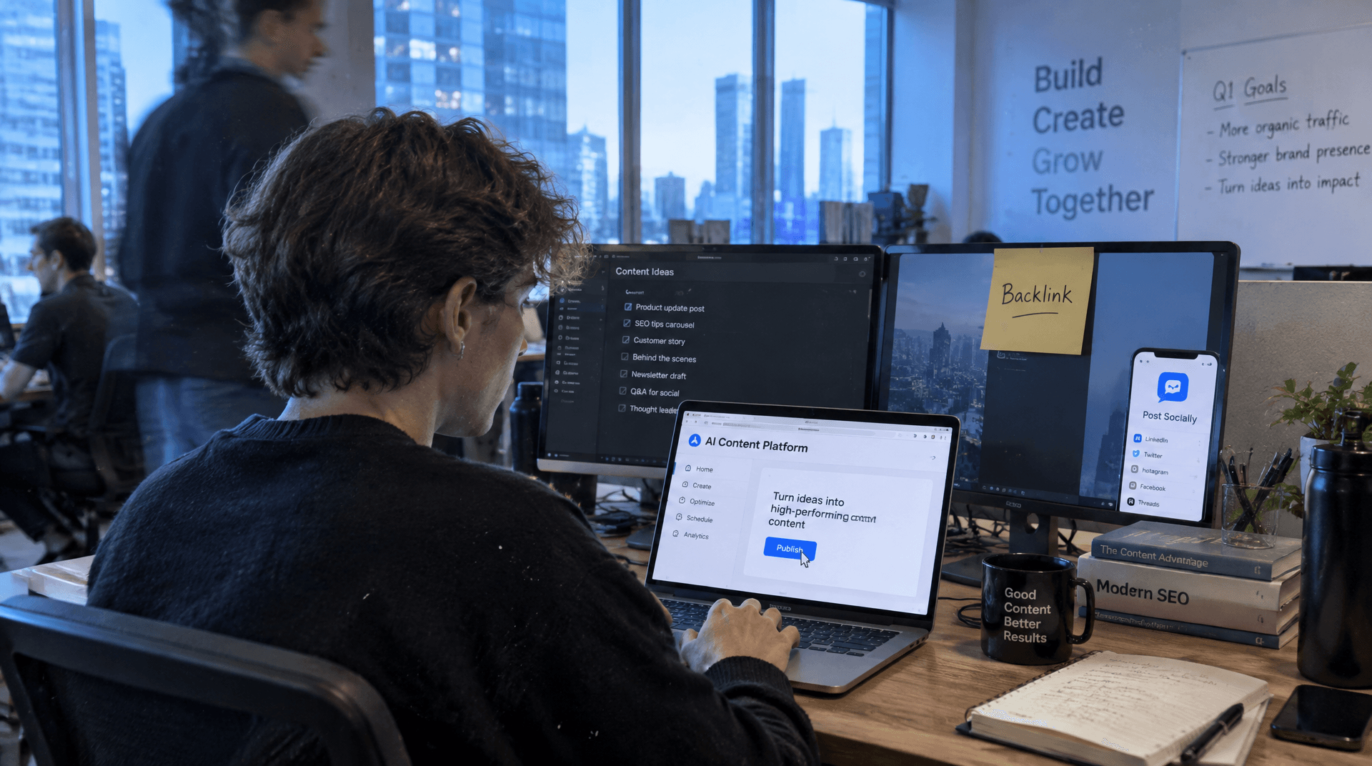 6 AI Content Platforms Tested: Only 3 Publish, Backlink, and Post Socially