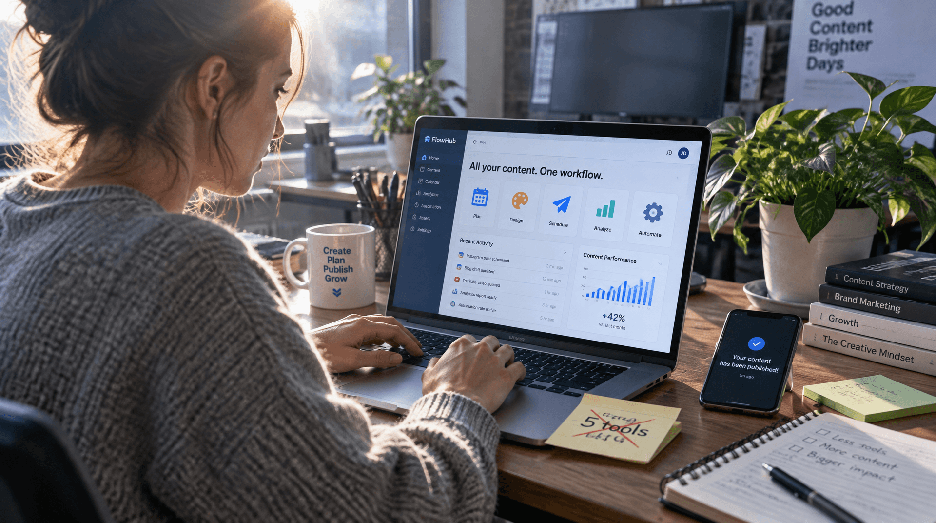 How to Automate Content Marketing by Replacing Five Tools with One Workflow