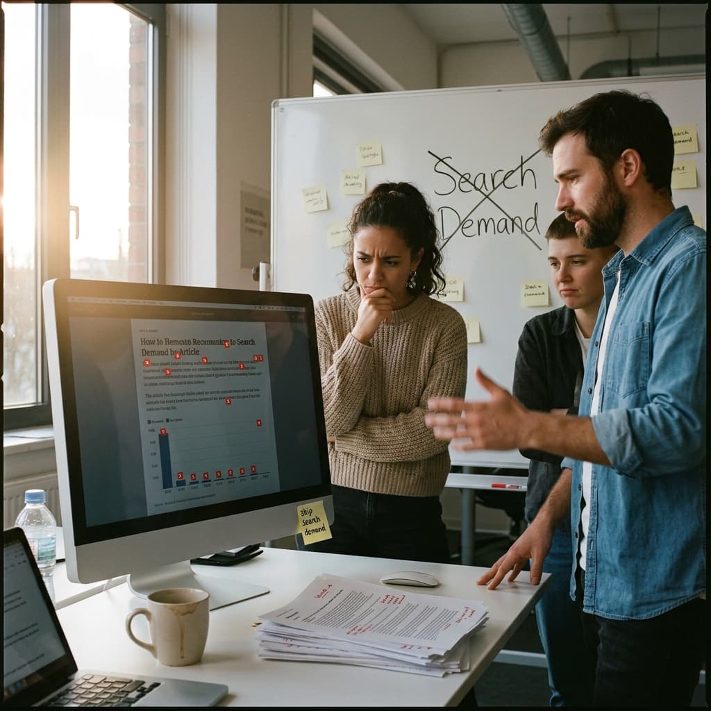Scalable AI Content Fails When You Skip Search Demand First