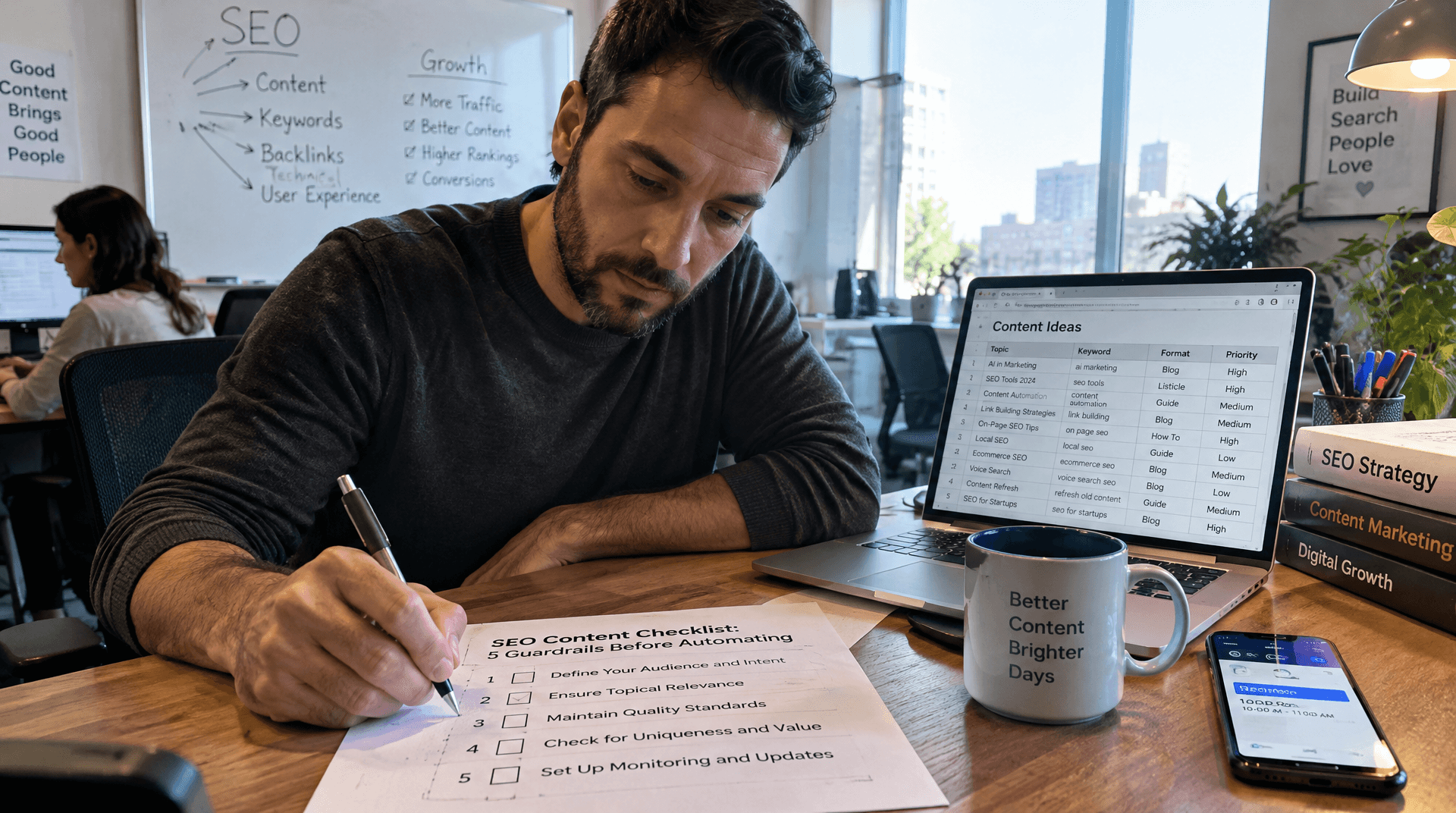 SEO Content Generation Checklist: 5 Guardrails Before You Automate